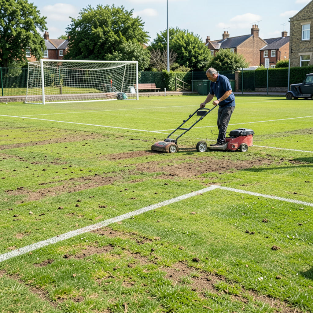 Witney football pitches turning green ahead of 2026/27 season